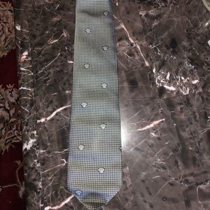 Gianni Versace Medusa Head Neck Tie in Green